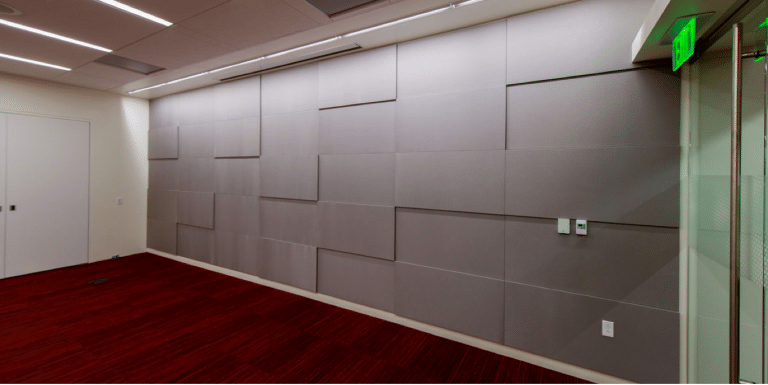textured wall installation