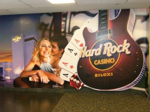 hard rock casino custom wall graphics