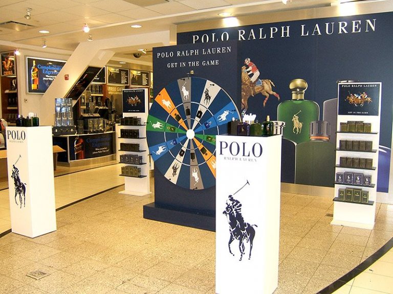 POLO point-of-purchase display mall