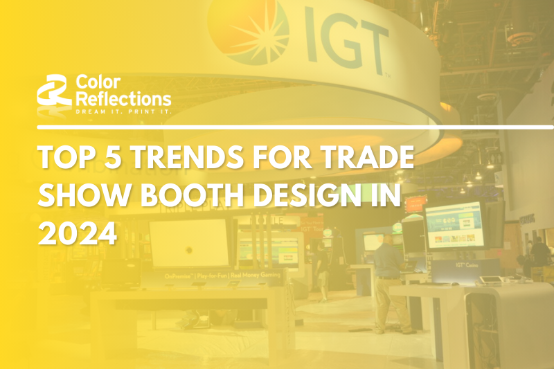 Top five trends in trade show booth design for 2024