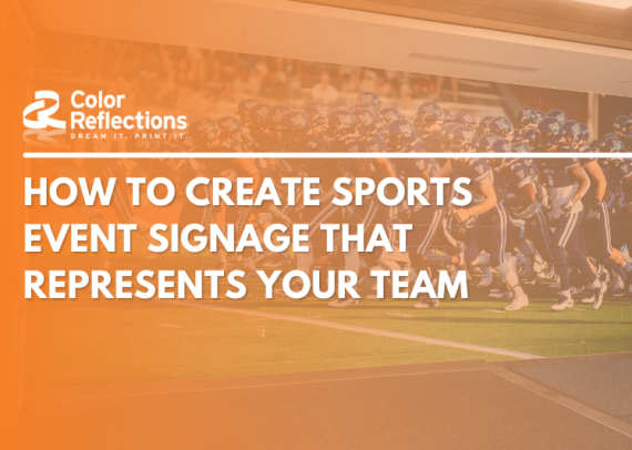 How to create sports event signage for your team