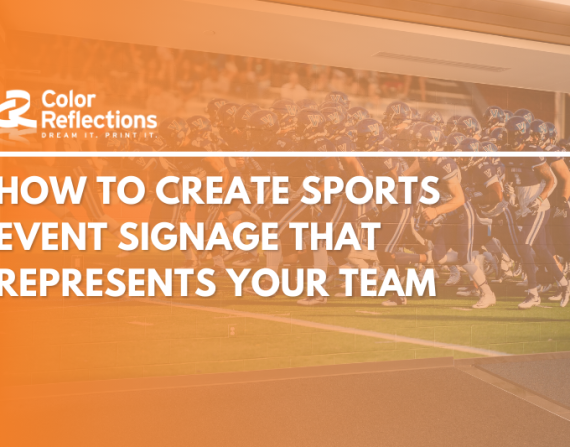 How to create sports event signage for your team